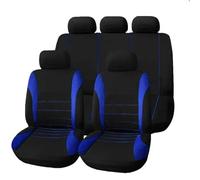 Housse Siege Protection Pour fiat pour 500x pour palio pour panda pour tempra rangée arrière siège de voiture couvre tapis coussin pour chien compagnie Couverture Couvre Sieges(Bleu)