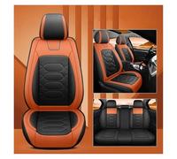 Housse Siège Voiture 1 Jeu De 5 Housses Sièges Auto 5D Pour Dodge Pour Journey Pour Charger Pour Challenger Pour Dart Pour Caliber Accessoires Intérieurs Couverture De Siège(Black orange Standard)