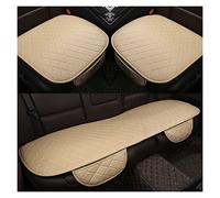 Housse Siège Voiture Coussin En Cuir Pour Vw Pour Polo Pour Atlas Pour Jetta Pour Bora Pour Eos Pour Sharan Pour Variante Pour Coccinelle Pour Scirocco Pour Up Voiture Housse Siège(Beige)