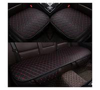 Housse Siège Voiture Coussin En Cuir Pour Vw Pour Polo Pour Atlas Pour Jetta Pour Bora Pour Eos Pour Sharan Pour Variante Pour Coccinelle Pour Scirocco Pour Up Voiture Housse Siège(Noir rouge)