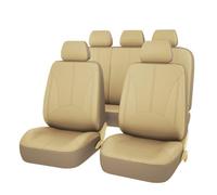Housse Siege Voiture Cuir pour Megane 2 3 2008-2019, ImperméAble Nonslip Voiture Ensembles de Housses Siège Respirante Housses Couvre Sieges,2 Beige