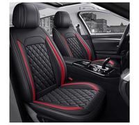 Housse SièGe Voiture Ensemble Complet en Cuir pour Ford Mustang 2011-2026, Coussins SièGes Avant ArrièRe Housse Protection IntéRieurs Imperméable Accessoires,B/Black-Red-Standard