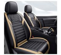 Housse SièGe Voiture Ensemble Complet en Cuir pour Nissan Navara 2000-2026, Coussins SièGes Avant ArrièRe Housse Protection IntéRieurs Imperméable Accessoires,C/Black-Beige-Standard Edition
