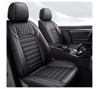 Housse SièGe Voiture Ensemble Complet en Cuir pour Seat Leon 2000-2015, Coussins SièGes Avant ArrièRe Housse Protection IntéRieurs Imperméable Accessoires,B/Black-Red Lines-Standard Edition