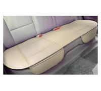Housse Siège Voiture Housse De Siège Auto Universelle En Cuir PU Respirant, Tapis Antidérapant Pour Avant, Utilisable Toutes Saisons Housses De Sieges(Beige back)