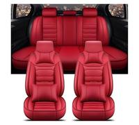 Housse SièGe Voiture Housse De Siège Auto Universelle pour Jaguar X-Type XE XJ XK, Accessoires D'intérieur Auto Respirable Convient(Red B)