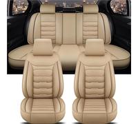 Housse Siège Voiture Housse De Siège Auto Universelle Pour Jaguar XF F-Pace E-pace I-Pace X-Type XE XJ XK Accessoires Intérieur Protection Siege Voiture(Beige 5)