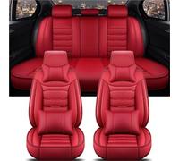 Housse Siège Voiture Housse De Siège Auto Universelle Pour Jaguar XF F-Pace E-pace I-Pace X-Type XE XJ XK Accessoires Intérieur Protection Siege Voiture(Red 5+cushion)