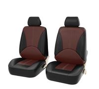 Housse Siège Voiture Housses De Siège Auto En Cuir 2/5 Places Pour Lincoln MKZ MKS MKX MKT LS Pour Continental Pour Navigator(2Seats-Brown)