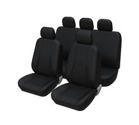 Housse Siège Voiture Housses De Siège De Voiture 5 Places Universelles Complètes Arrière Pour Camion SUV Pour Nissan Pour Pulsar(Black full set)