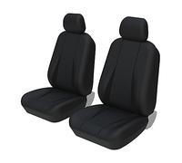 Housse Siège Voiture Housses De Siège De Voiture 5 Places Universelles Complètes Arrière Pour Camion SUV Pour Nissan Pour Pulsar(2 piece Black Covers)