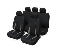 Housse Siège Voiture Housses De Siège De Voiture 5 Places Universelles Complètes Arrière Pour Camion SUV Pour Nissan Pour Pulsar(GRAY full set)