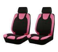 Housse Siège Voiture Housses Siège Universelles En Polyester Respirant Ensemble Complet, Compatibles Avec La Plupart Des Voitures, SUV Et Camions Housses Siège Auto(Pink 2 PCS)
