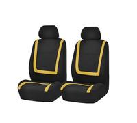Housse Siège Voiture Housses Siège Voiture Pour VW Pour Golf Pour Amarok Pour Canyon Pour Aventura Pour Atlas Pour Beetle Pour Jetta Pour Bora Pour Polo(2Seats-Yellow)