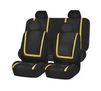 Housse Siège Voiture Housses Siège Voiture Pour VW Pour Golf Pour Amarok Pour Canyon Pour Aventura Pour Atlas Pour Beetle Pour Jetta Pour Bora Pour Polo(5Seats-Yellow)