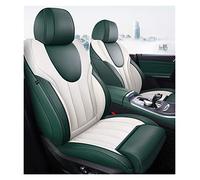 Housse Siège Voiture Personnalisée pour VW pour Magotan pour Golf pour Tiguan pour Scirocco pour Touareg pour Up pour Coccinelle pour Caddy pour Phaeton Ensembles Housses Siège Voiture(White Green)
