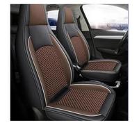 Housse Siege Voiture Pour A4 B9 pour Avant | Voitures imperméables en cuir PU protecteurs bâches voiture 5 ensemble complet quatre saisons(Brun,Standard)