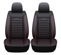 Housse Siege Voiture pour Acura Vigor 1992-1994 Avant Cuir PU Housse Siege Protection Sièges Accessoires,C-Black Red