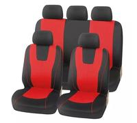 Housse Siège Voiture pour Audi S3 (8V) Sedan 2013-2020, 4 Saisons Imperméable Antidérapante, Housse de Siège Auto Avant et Arrière Respirant Accessoires,C Red