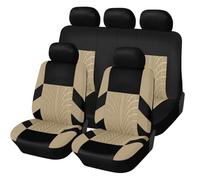 Housse Siege Voiture, pour Benz Classe C C230 W203/C200 W203/C280 Housses de Siège de Voiture Avant Compatible airbags,Confortables Respirant Antidérapant Imperméab,E