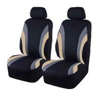 Housse Siege Voiture pour BMW X1 X2 X3M X4 X4M X5 X5M X6 X6M X7 XM, Universel Avant Siège Confortable Antidérapant Protection Housses de Siège,G Black Beige