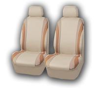 Housse Siege Voiture pour BMW X3M F97 / X4M F98 / X5M E70 F85 G05 / XM G09, Universel Avant Siège Confortable Antidérapant Protection Housses de Siège,B Beige
