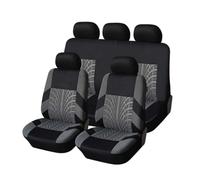 Housse Siège Voiture, pour Fiat Panda/Grande Panda/Panda Hybrid Confortables Respirant Sieges Housse de Protection Housses Siège Avant Et Arrière Interieu Accessoire,A