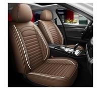 Housse Siege Voiture pour Ford EcoSport Titanium 2015-2019, Coussin en Cuir De Première Imperméable Et Résistant À l'usure, Housses Siege Avant Arrière Auto Protection Accessoire(White Curry)