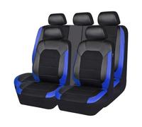 Housse Siege Voiture pour Ford Fiesta Titanium 2005-2019 2020 2021 2022 2023, Cuir Housses de siège Avant de Voiture Confortable Respirant ImperméAble Accessoires Interieur,D/Black Blue