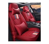 Housse Siège Voiture pour Ford pour Fiesta pour Fusion pour Mondeo pour Taurus pour Mustang pour Territoire pour Kuga pour S-Max pour Expedition pour Ensembles Housses Siège Voiture(Rouge,A)