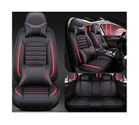 Housse Siege Voiture pour Ford Puma/Puma St SUV 2019-2024 2025, C, Couvre Siege Voiture Universel, Coussin en Cuir De Première Qualité Imperméable Inodore(Black Red)