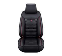 Housse Siege Voiture, pour MG ZS EV MG3 MG4 MG5 MG7 GT HS RX5 Cuir Confortables ImperméAble Avant Et ArrièRe Protection Coussin Interieur Accessoires,Black Red Style-Standard