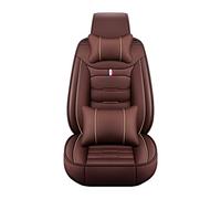 Housse Siege Voiture, pour MG ZS EV MG3 MG4 MG5 MG7 GT HS RX5 Cuir Confortables ImperméAble Avant Et ArrièRe Protection Coussin Interieur Accessoires,Coffee Style-Luxury