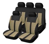 Housse Siège Voiture pour Peugeot 307 206 208 308 407 3008 508 5008 2008 4007 4008 205 207 301 306, Housses de Siège Universelle Avant et Arrière, Antidérapantes, Imperméables, Protection Durable