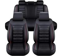 Housse Siege Voiture pour Renault 4 E-Tech (2025), Voiture Ensembles Housses siège Imperméable Nonslip Housse de Siège Auto Interieu Accessoire,B/Black and Red