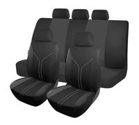 Housse Siege Voiture pour Renault Captur 2010-2026, Respirant Confortables Avant et Arrière Couvre Sieges Protection,Voiture Interieur Accessoires,F/Black-5 Seats