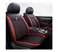 Housse Siege Voiture Universel pour Citroen C5X, Housse Siège Auto, Sport Élégantes, Coussin en Cuir De Première Qualité Imperméable Et Résistant À l'usure, Tout Compris(Black Red)