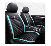Housse Siege Voiture Universel pour Ford Transit Custom 2017 2018 2019-2023 2024 2025, Housse Voiture Siege, Imperméable,5 Places,Cuir PU, Résistance À l'usure, Confortable(Black Blue)