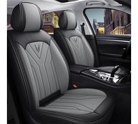 Housse Siege Voiture Universel pour Honda CR-V 2015-2019, C, Couvre Siege Voiture, Nouveau Cuir Résistant à l'usure Imperméable Mousse de Résilience(Black Grey)