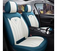 Housse Siege Voiture Universel pour Honda CR-V 2015-2019, C, Couvre Siege Voiture, Nouveau Cuir Résistant à l'usure Imperméable Mousse de Résilience(Blue White)