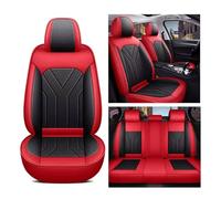 Housse Siege Voiture Universel pour Mitsubishi Space Star 2.GEN 2.gen 1998-2024 2025, C, Couvre Siege Voiture, Nouveau Cuir Résistant à l'usure Imperméable Mousse de Résilience(Red Black)