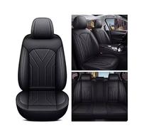 Housse Siege Voiture Universel pour Mitsubishi Space Star 2.GEN 2.gen 1998-2024 2025, C, Couvre Siege Voiture, Nouveau Cuir Résistant à l'usure Imperméable Mousse de Résilience(Black)