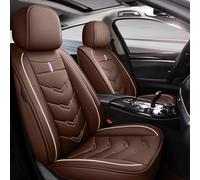 Housse Siege Voiture Universel pour Renault Captur 2 E-Tech Hybrid 2020-2025, Couvre Siege Voiture, 5 Sièges,Conforts,Le Cuir Imperméable est Respirant et Résistant à l'usure(Brown)