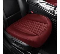 Housse Sieges Auto Universel Housse De Siège De Voiture Avant En Cuir PU, Coussin De Siège De Voiture, Accessoires Intérieure Pour Mitsubishi Pour ASX(Rouge,De face)