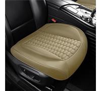 Housse Sieges Auto Universel Housse De Siège De Voiture Avant En Cuir PU, Coussin De Siège De Voiture, Accessoires Intérieure Pour Mitsubishi Pour ASX(Beige,De face)