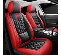 Housse Sieges Housses Siège Voiture Avant Cuir pour Peugeot 301 307 SW 508 SW 308 206 4007 2008 5008 2010 3008 2012 107 206 Accessoires Voiture Housses Siège Voiture(Noir Rouge)