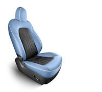 Housse Sieges Housses Siège Voiture Cuir Personnalisées Ensemble Complet Pour Toyota Pour Corolla E150 2007-2013 Accessoires Protection Intérieure Couverture Siège Voiture(BLack Sky Blue,5PCS)