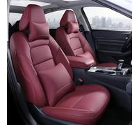 Housse Sieges Housses Siège Voiture Pour Nissan Pour X-trail T31 2008-2010 Ensemble Complet Pièces Intérieures Accessoires Produits Automobiles Couverture Siège Voiture(Wind red,Luxury)