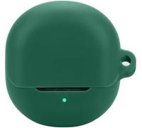 Housse Silicone Antichoc Compatible Soundpeats Air 5 ¿ Protection Slim, Chargement Sans Fil Compatible, Anneau De Fixation ¿ Vert Foncé