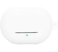 Housse Silicone Antichoc Pour Soundpeats Air5 Pro ¿ Slim, Anti-Rayures, Compatible Recharge Sans Fil, Attache Sangle ¿ Blanc